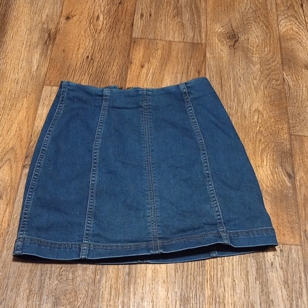 FP Movement by Free People Denim Mini Skirt Sz XS